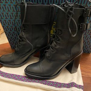 Tory Burch laced booties